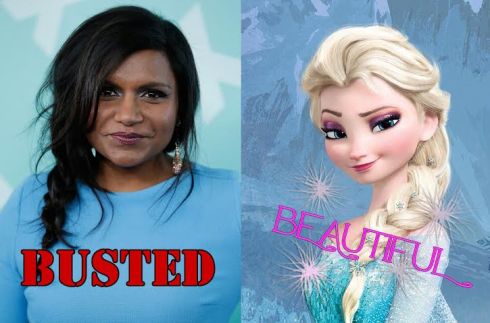 Mindy Kaling Frozen Elsa