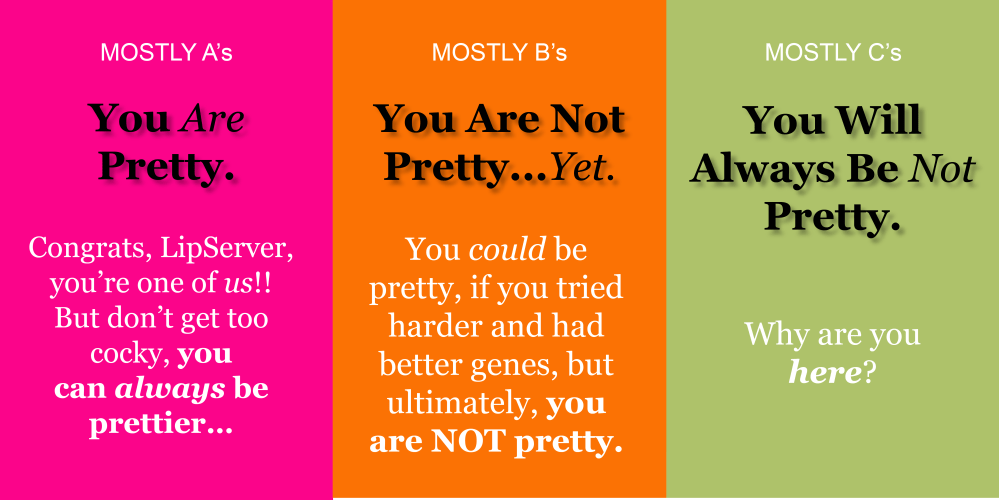 lip service beauty quiz